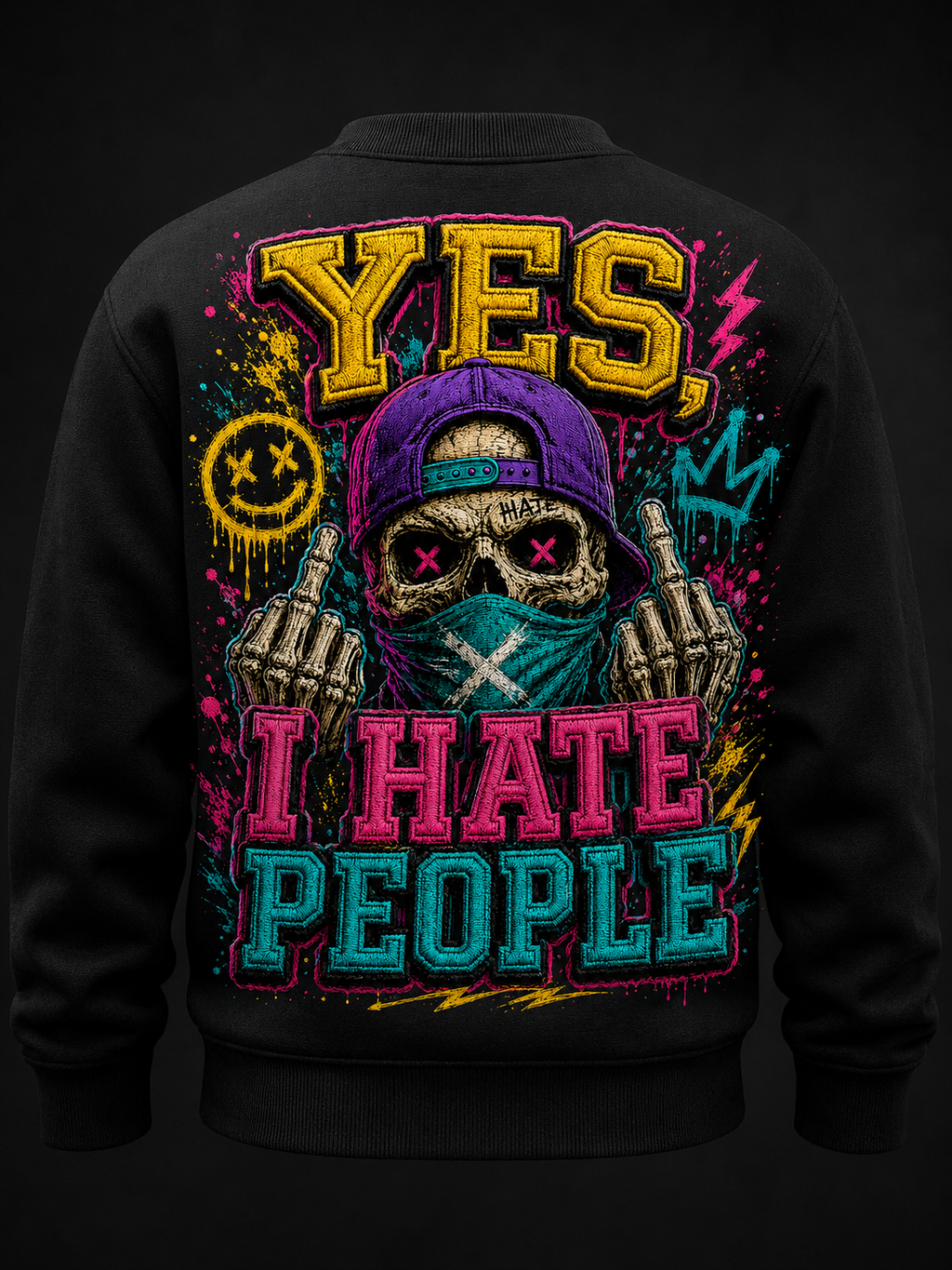 YIHP Premium Crewneck Skull