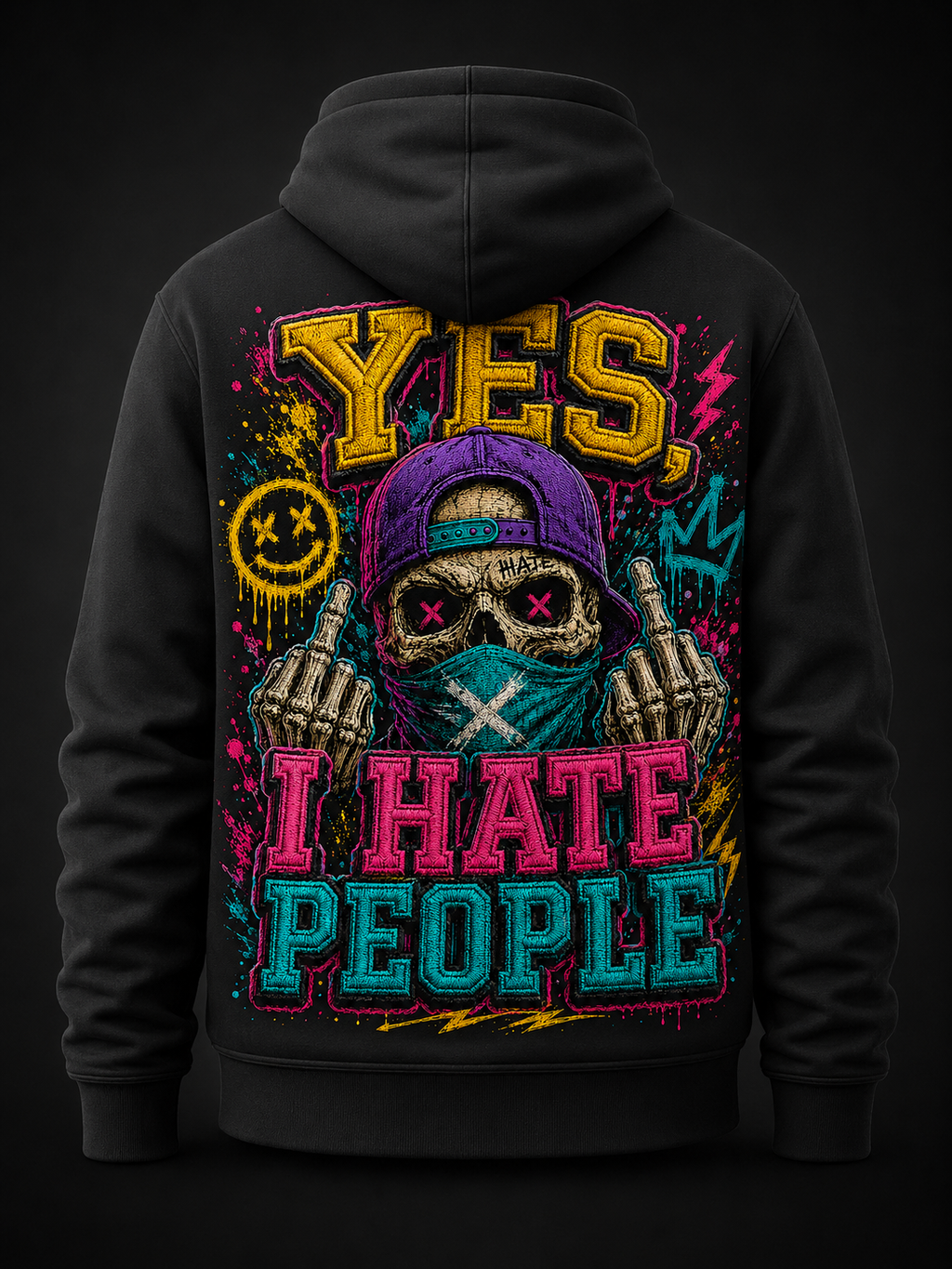 YIHP Premium Hoodie Skull
