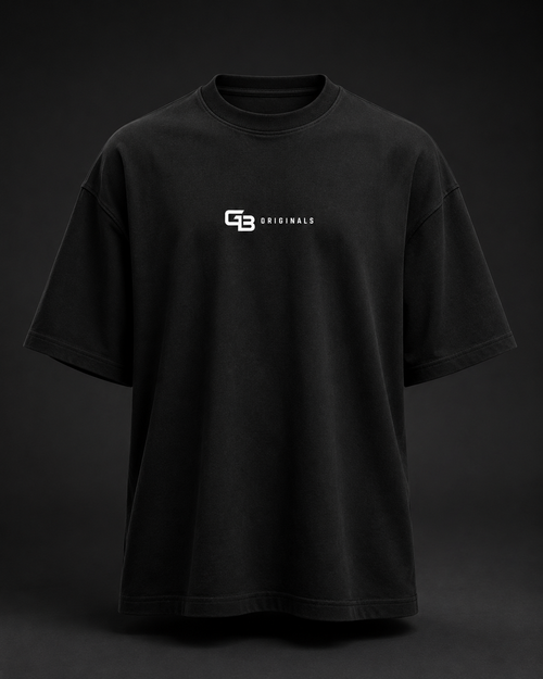 Pain Is Temporary Oversize Shirt schwarz Frontansicht